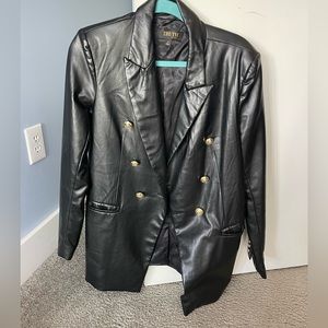 TRUTH by republic leather blazer size 8